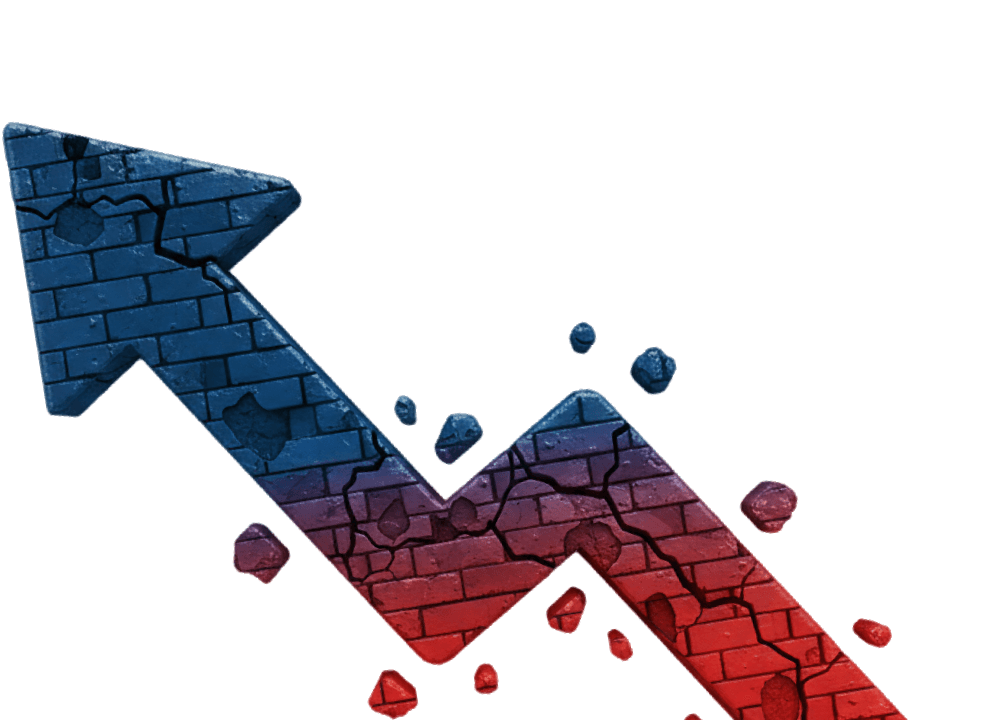 Upward arrow illustration for growing with confidence